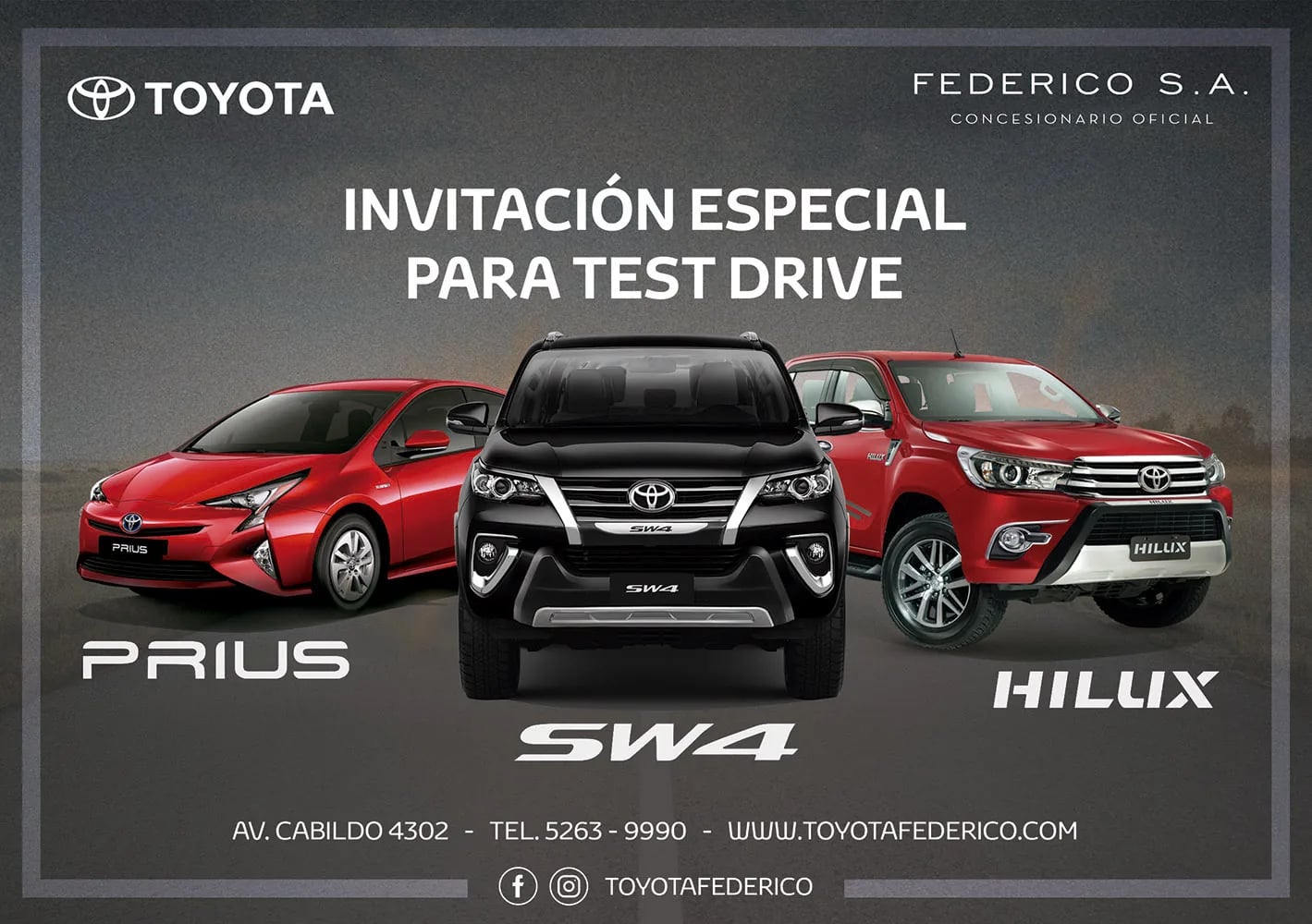 Toyota Federico — Branding, Graphic Design, Digital Marketing, Web Design and Events.